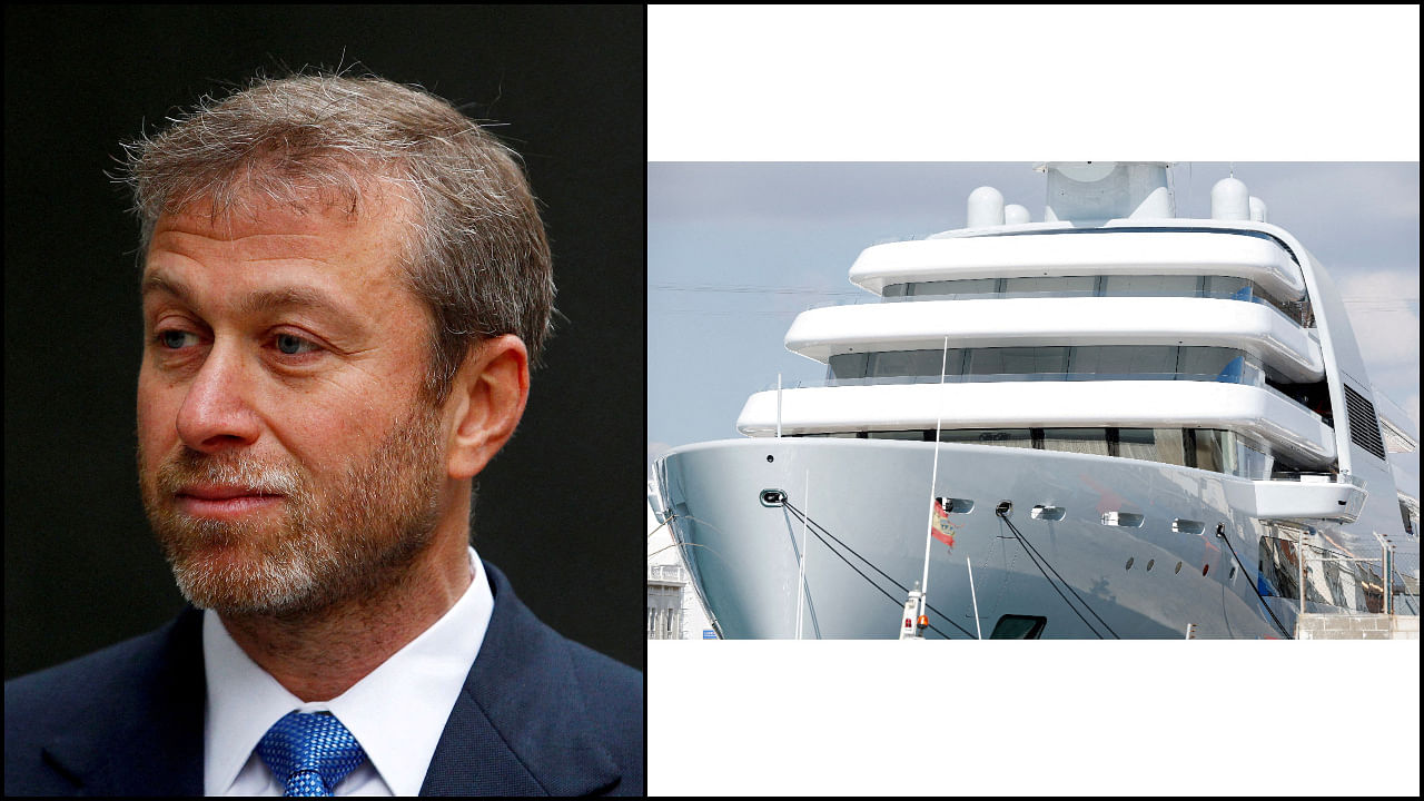 Last week, Abramovich flew into Moscow after leaving Istanbul in his private jet. The 140-metre (460-foot) yacht Solaris, which sails under a Bermuda flag according to monitoring site Marine Traffic, on March 8 left a Barcelona shipyard where it had been undergoing repairs (R). Credit: Reuters Photos