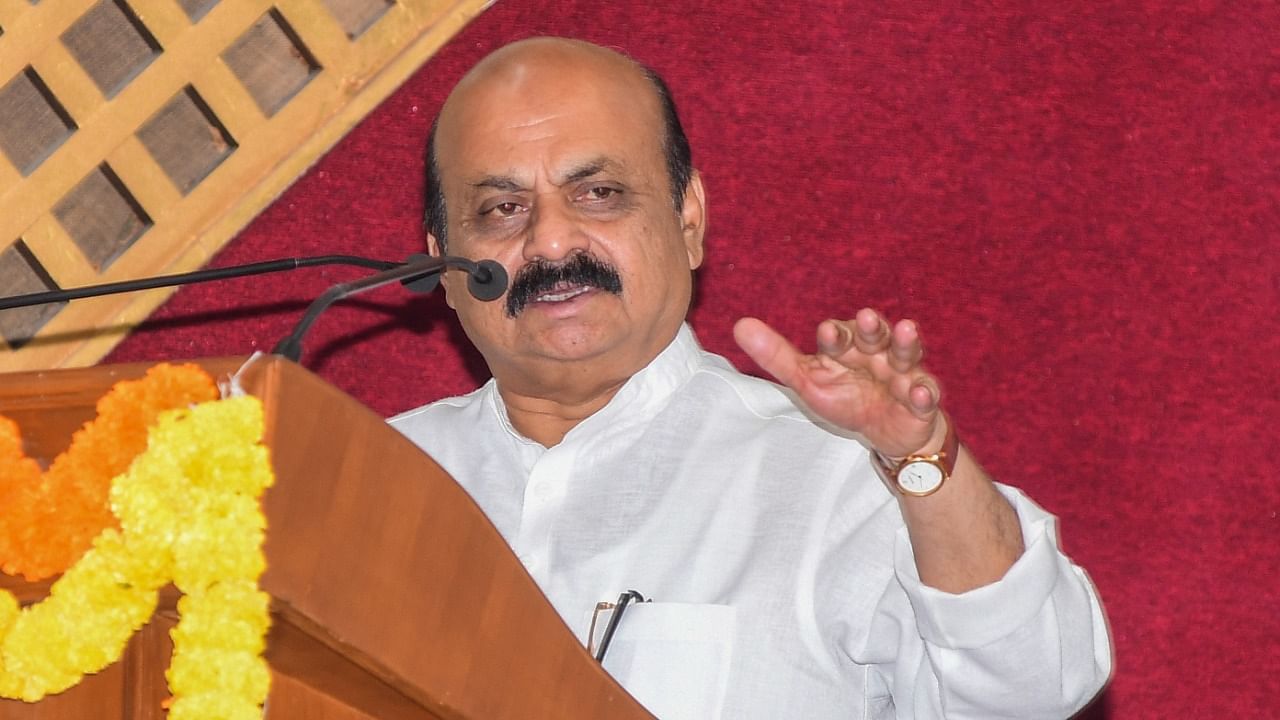 Karnataka Chief Minister Basavaraj Bommai. Credit: DH Photo