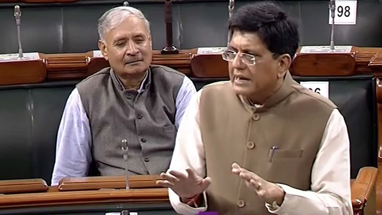 Commerce and Industry Minister Piyush Goyal. Credit: PTI Photo