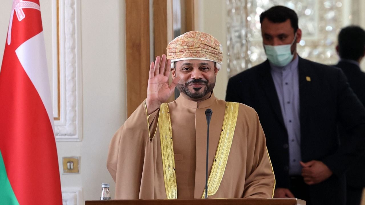 Oman's Foreign Minister Sayyid Badr al-Busaidi. Credit: AFP Photo