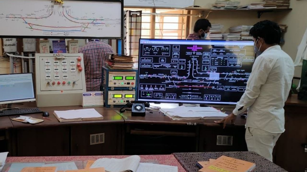New Electronic Interlocking panel commissioned at Padil station. Credit: Special arrangement