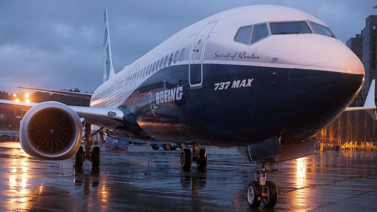 A view of Boeing's controversial 737 MAX jet. Credit: Reuters File Photo