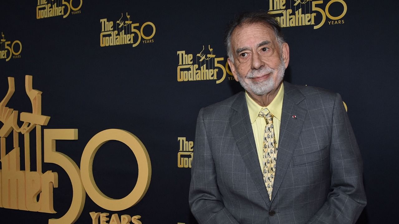 Francis Ford Coppola arrives for "The Godfather" 50th Anniversary premiere screening event at Paramount Theatre in Hollywood, California. Credit: AFP Photo