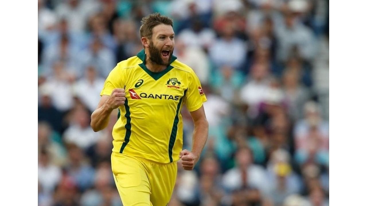 Australia fast bowler Andrew Tye. Credit: IANS Photo