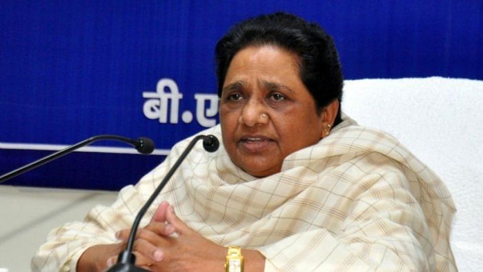 Mayawati file photo. Credit: IANS Photo