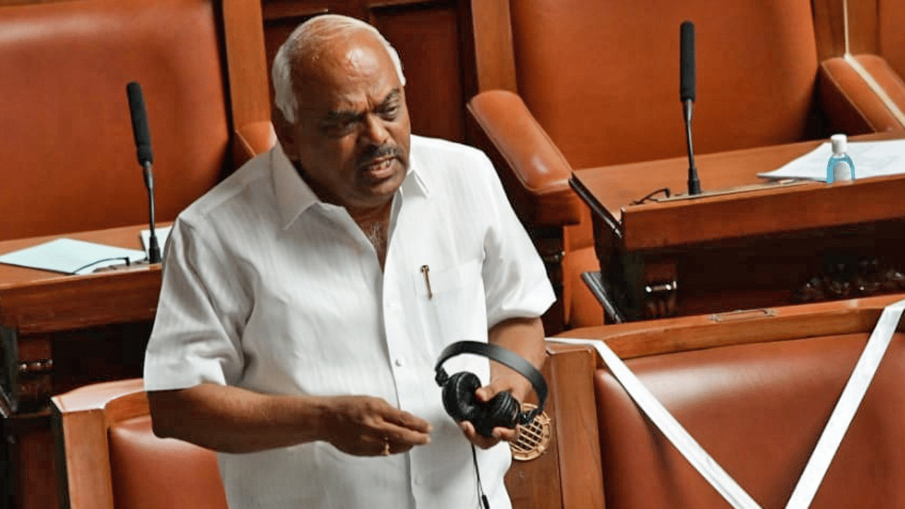 Former Assembly Speaker K R Ramesh Kumar. Credit: DH Photo