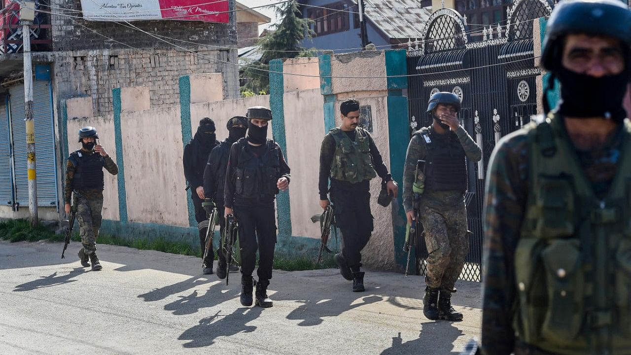 The process, which also includes attaching houses where planning to attack security forces and civilians is hatched, has been started from Srinagar district. Credit: PTI File Photo