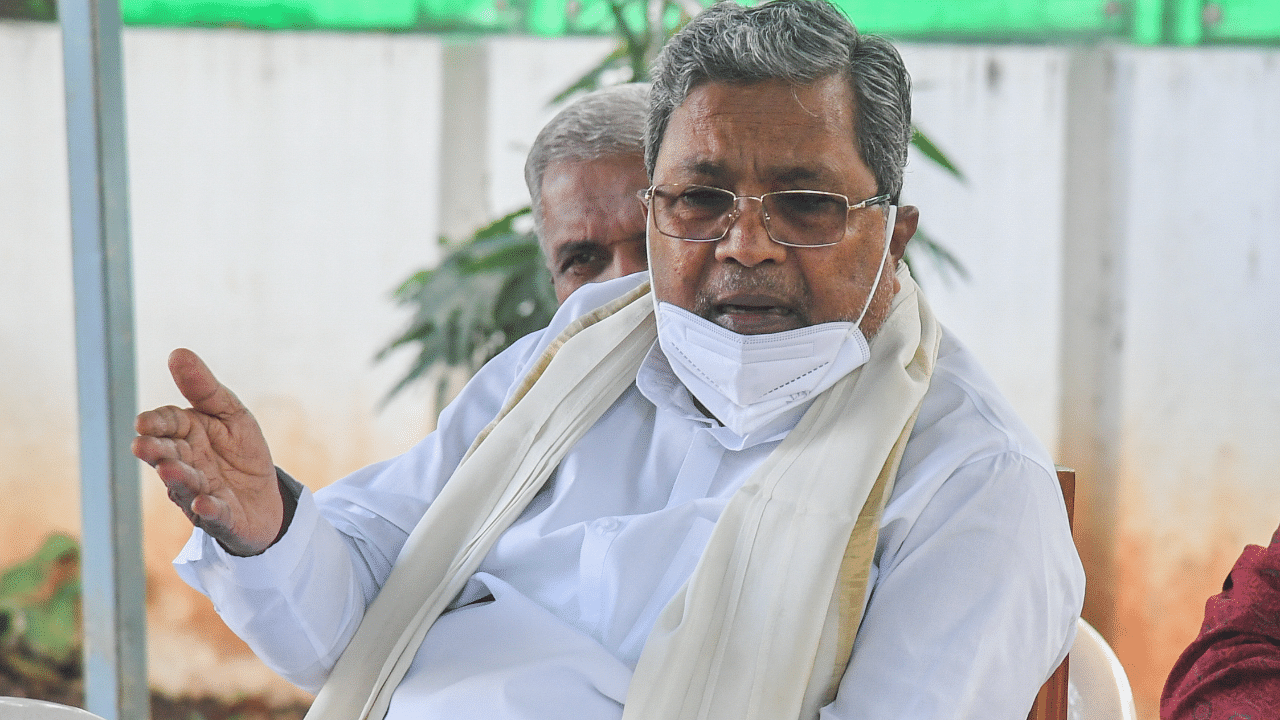 Siddaramaiah, Opposition party Congress leader in Legislative Assembly. Credit: DH File Photo