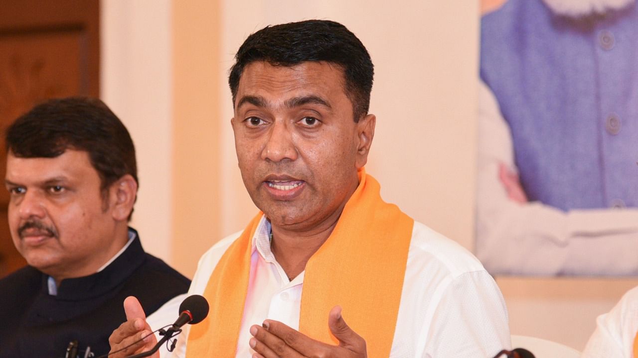 Goa Chief Minister Pramod Sawant. Credit: PTI Photo