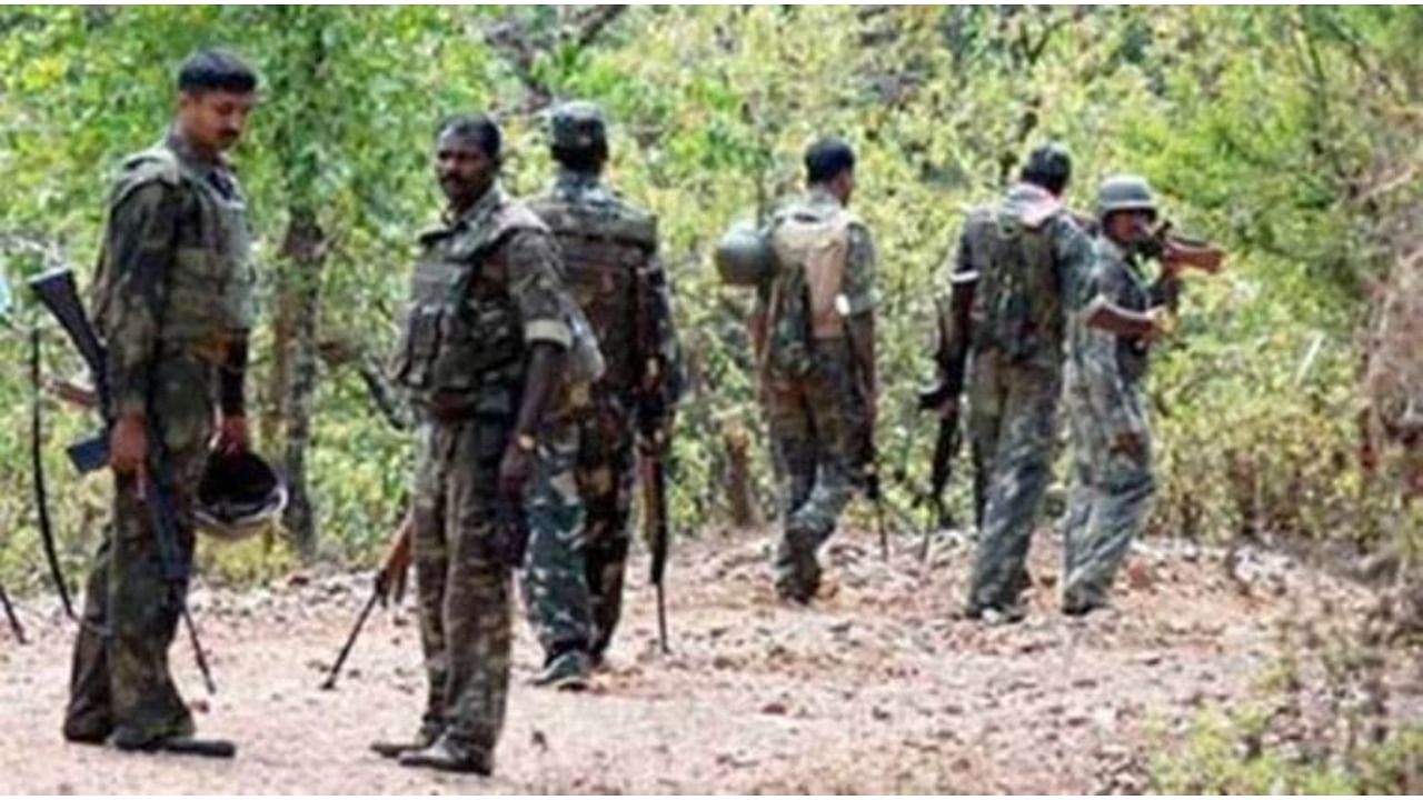 Some Naxalites managed to escape taking advantage of the dense forest. Credit: IANS Photo