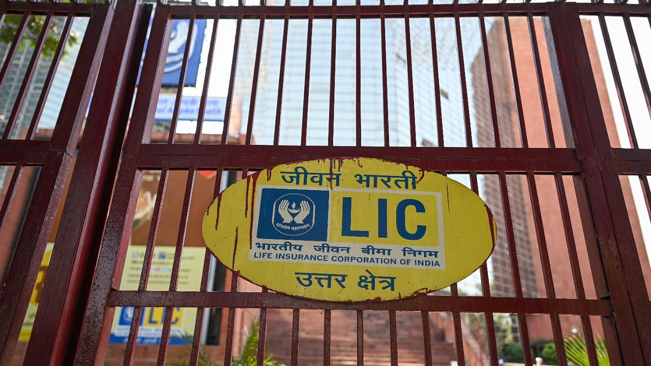 The government hugely depended on the LIC IPO to achieve the revised target of Rs 78,000 crore. Credit: AFP Photo