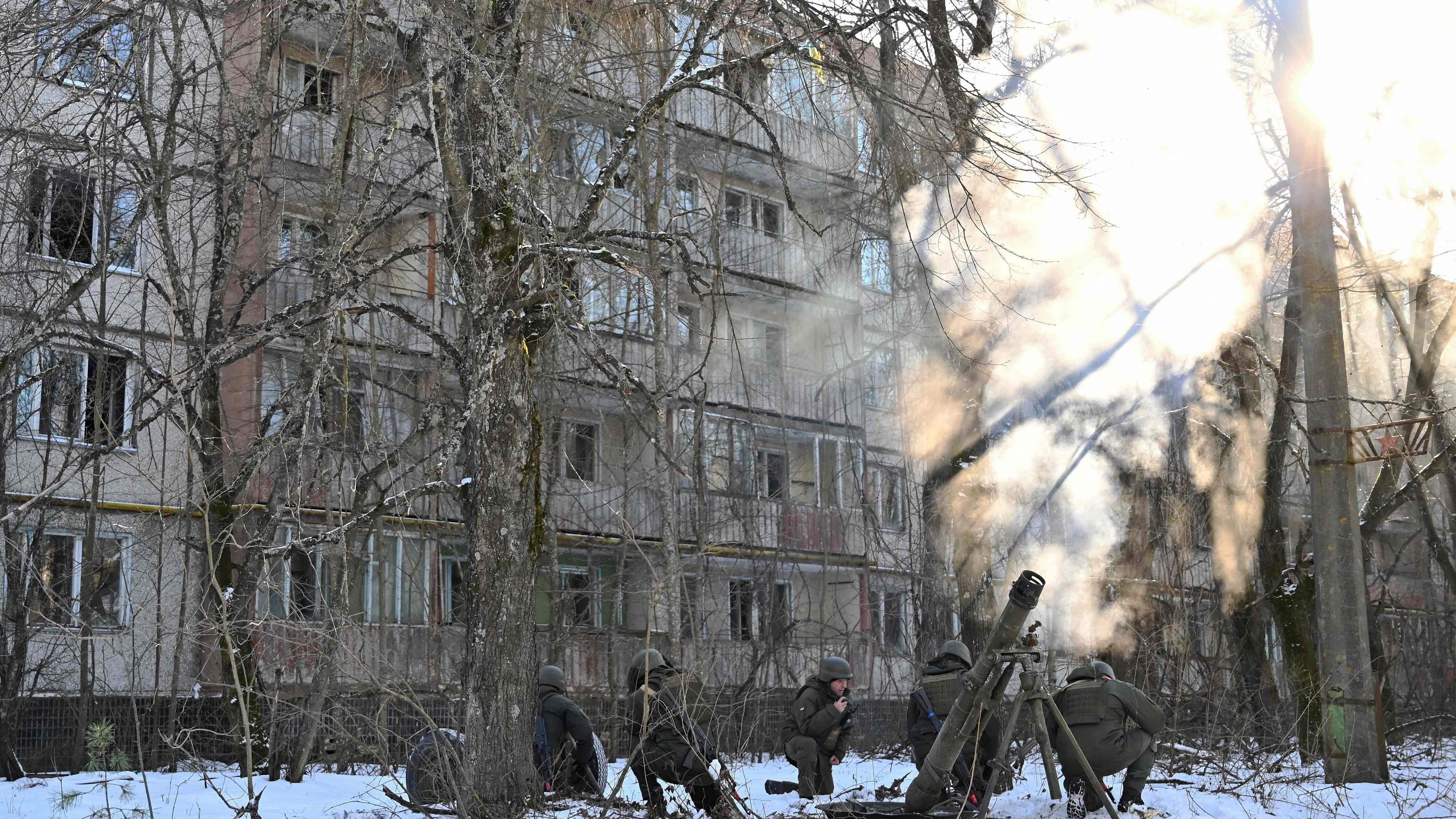 Earlier, the military administration of the Kyiv region, which covers Slavutych, announced that Russian troops had entered the town and occupied the municipal hospital. Credit: AFP File Photo