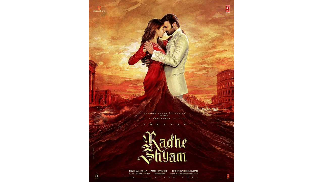 The official poster of 'Radhe Shyam'. Credit: IMDb