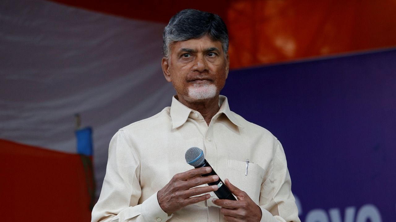 Former Andhra Pradesh CM Chandrababu Naidu. Credit: Reuters File Photo