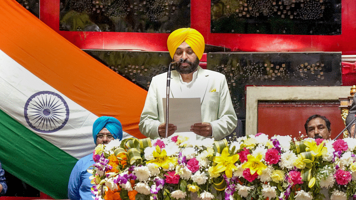 Punjab Chief Minister Bhagwant Mann. Credit: PTI Photo