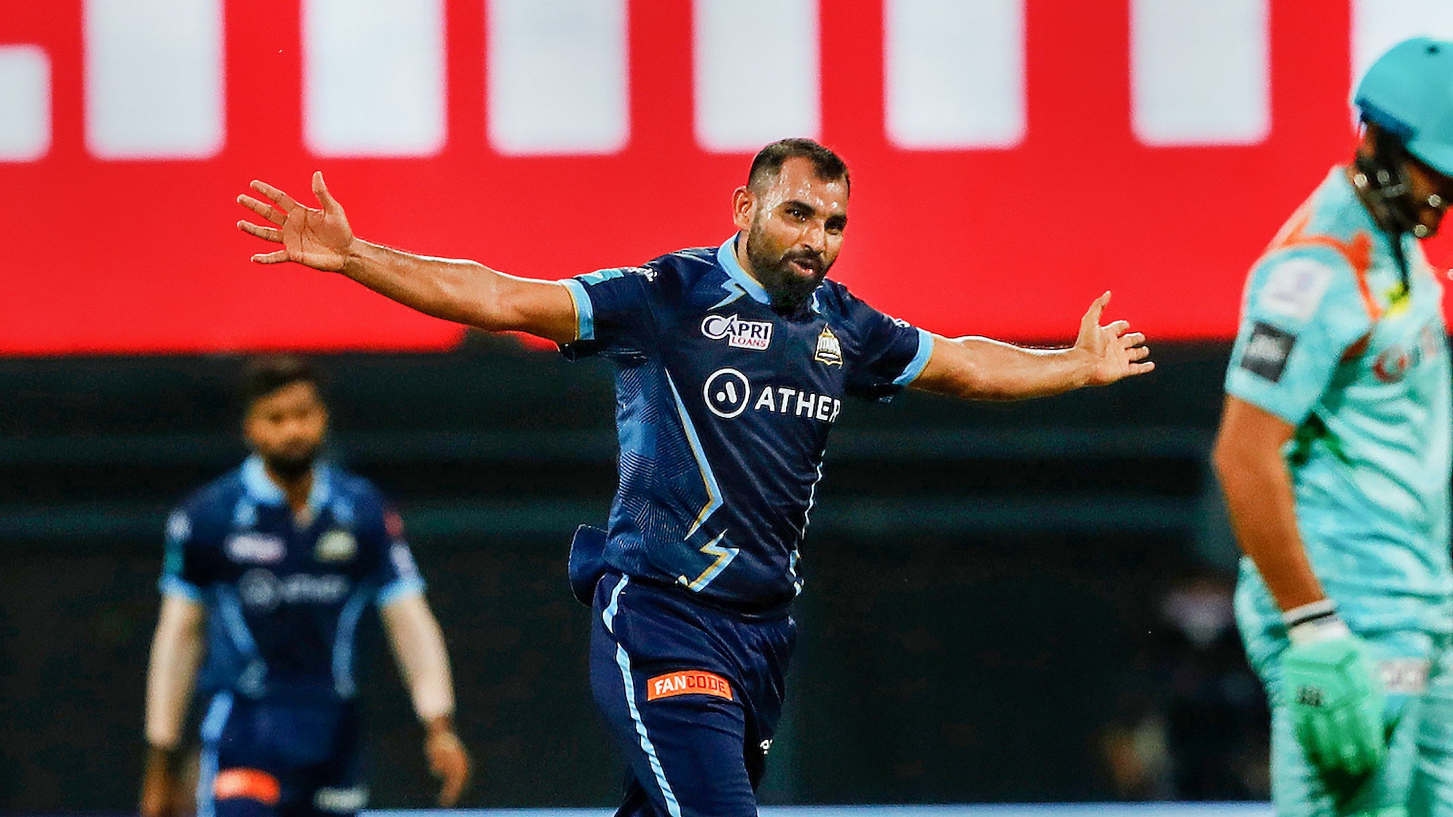 Before Monday's game, Shami had taken only 18 wickets bowling in the powerplay in IPL matches at an average of 59.94 in 139 overs. But on Monday, he was simply unplayable in powerplay. Credit: PTI Photo