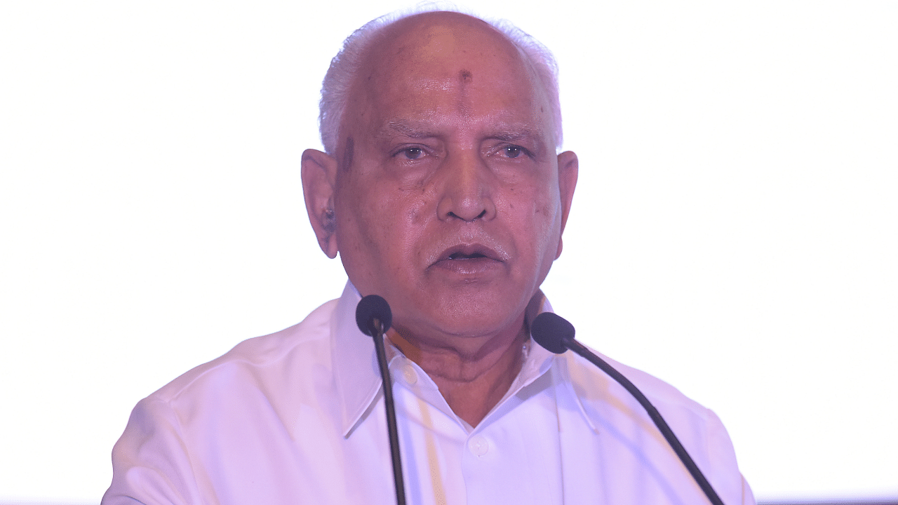 BJP leader and former chief minister B S Yediyurappa. Credit: DH Photo