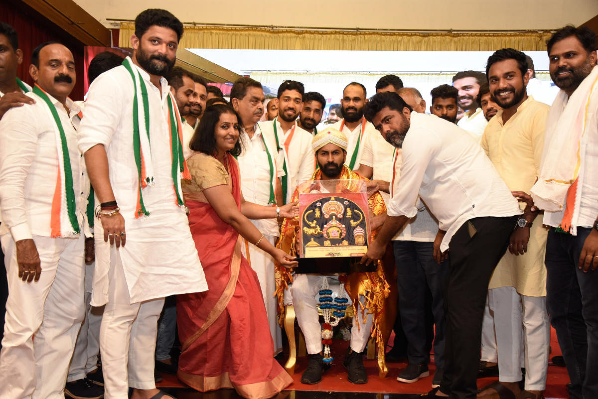 State Youth Congress President Mohammed Haris Nalapad at a youth convention organised by the Congress at St Sebastian Hall in Mangaluru. DH Photo