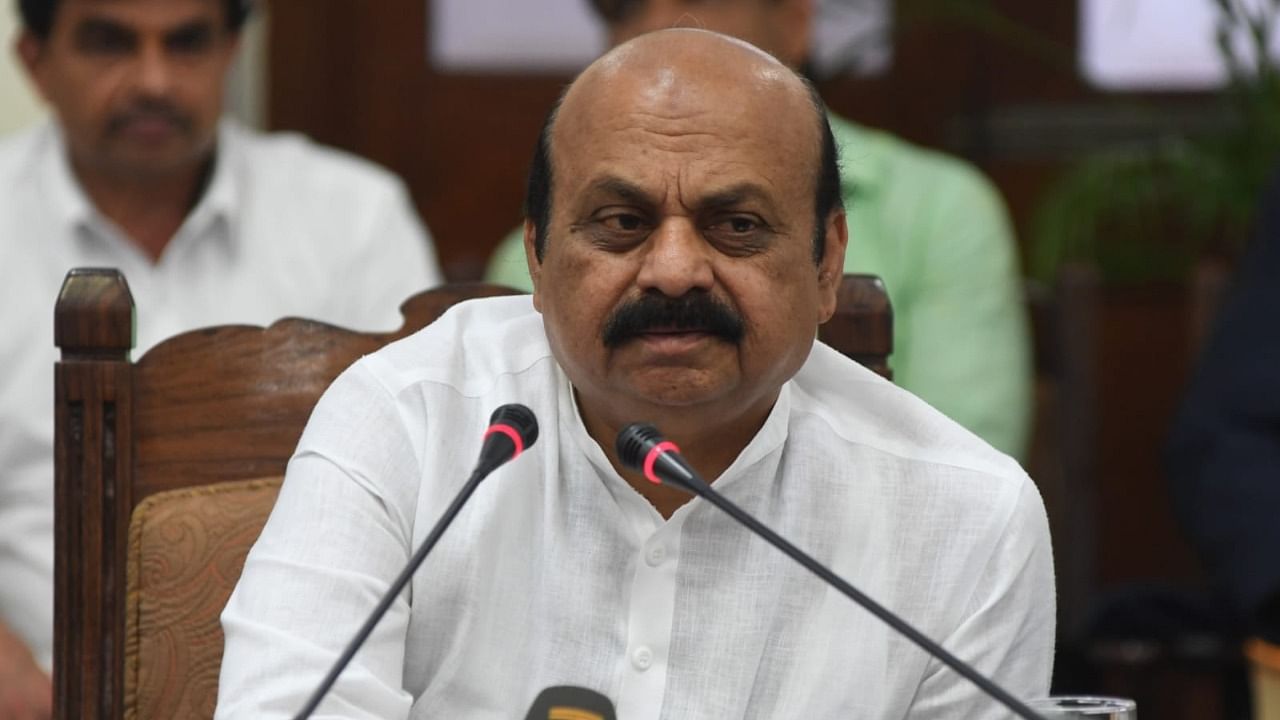 Karnataka Chief Minister Basavaraj Bommai. Credit: DH Photo/S K Dinesh