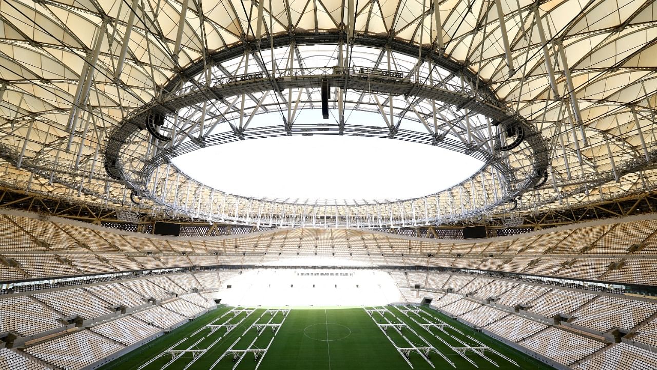 Lusail Stadium, the venue for the 2022 Qatar World Cup final. Credit: Reuters Photo