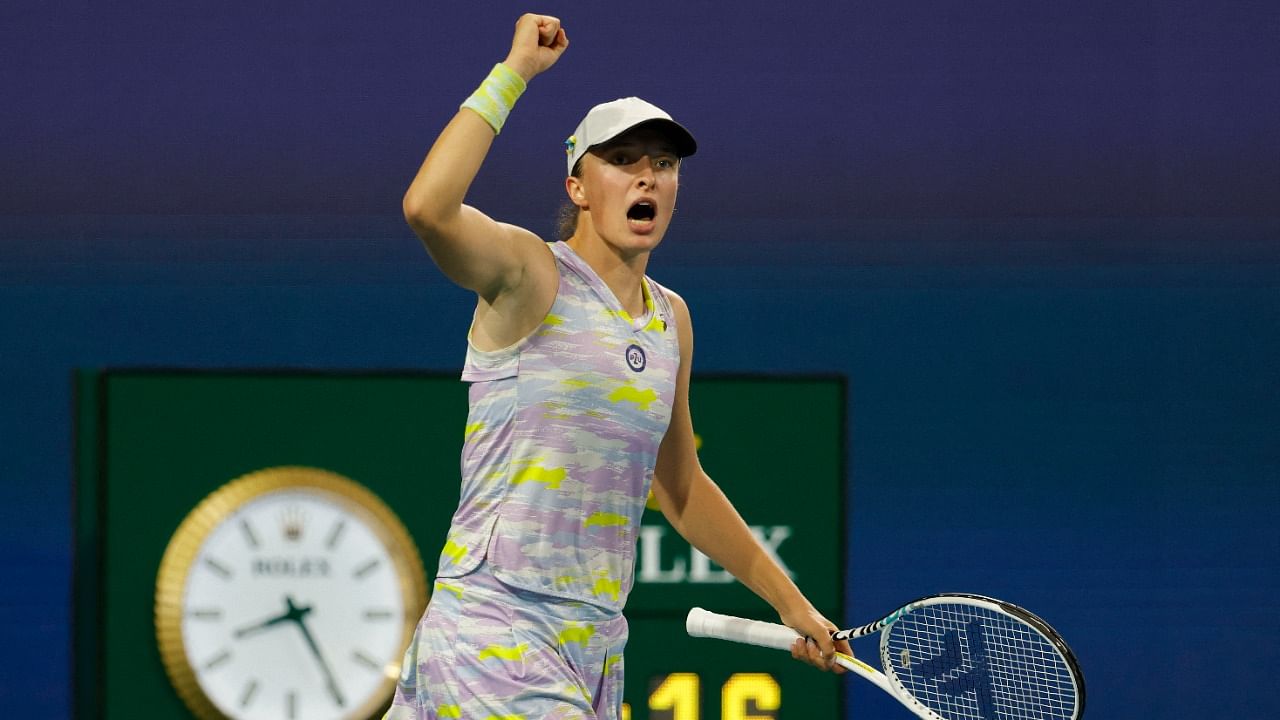 Polish tennis player Iga Swiatek. Credit: Reuters Photo