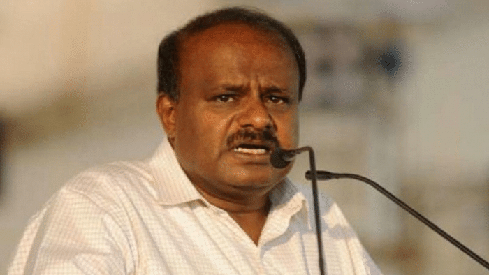 Kumaraswamy file photo. Credit: DH Photo