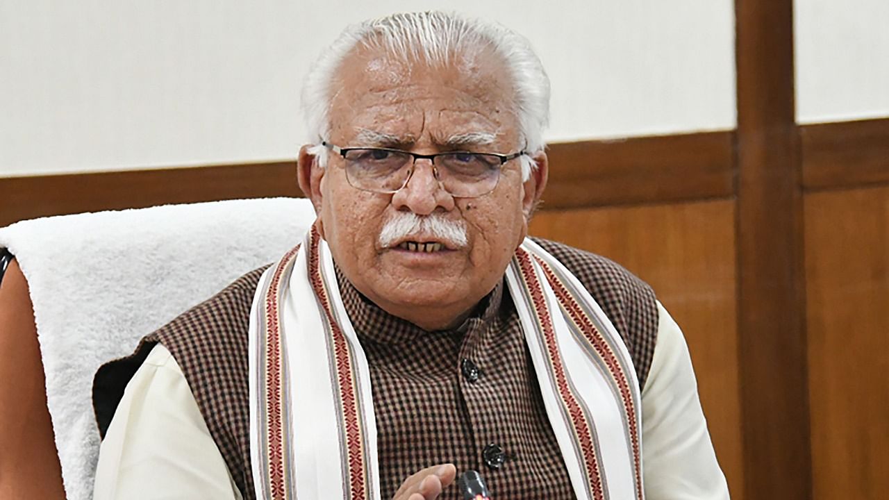 Haryana Chief Minister Manohar Lal Khattar. Credit: PTI Photo