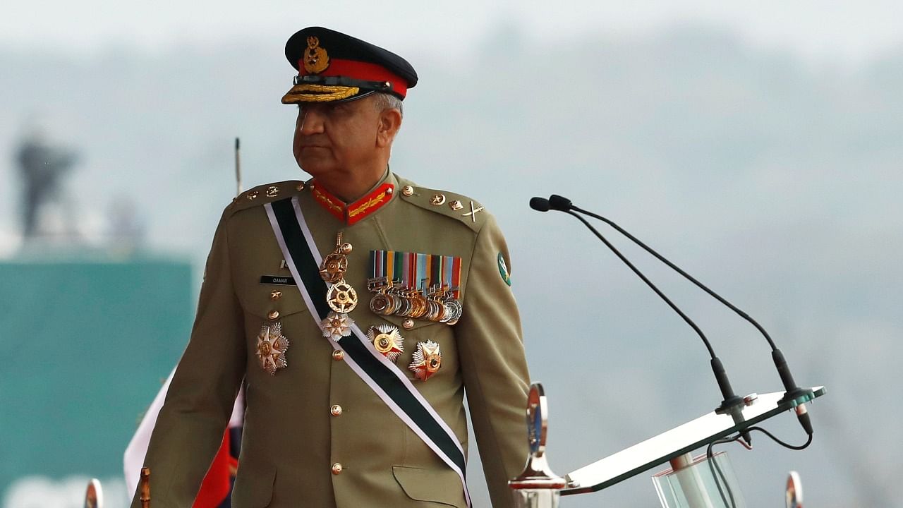 Pakistan Army chief Gen Qamar Javed Bajwa. Credit: Reuters File Photo