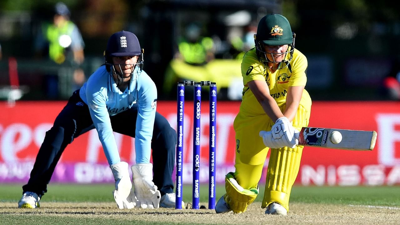 Alyssa Healy in action. Credit: AFP Photo