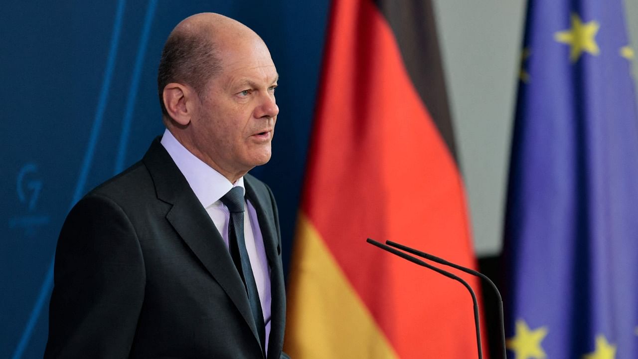 German Chancellor Olaf Scholz. Credit: AFP Photo