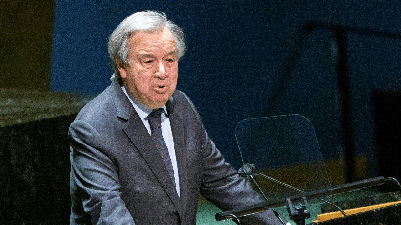 UN chief Antonio Guterres. Credit: AFP Photo