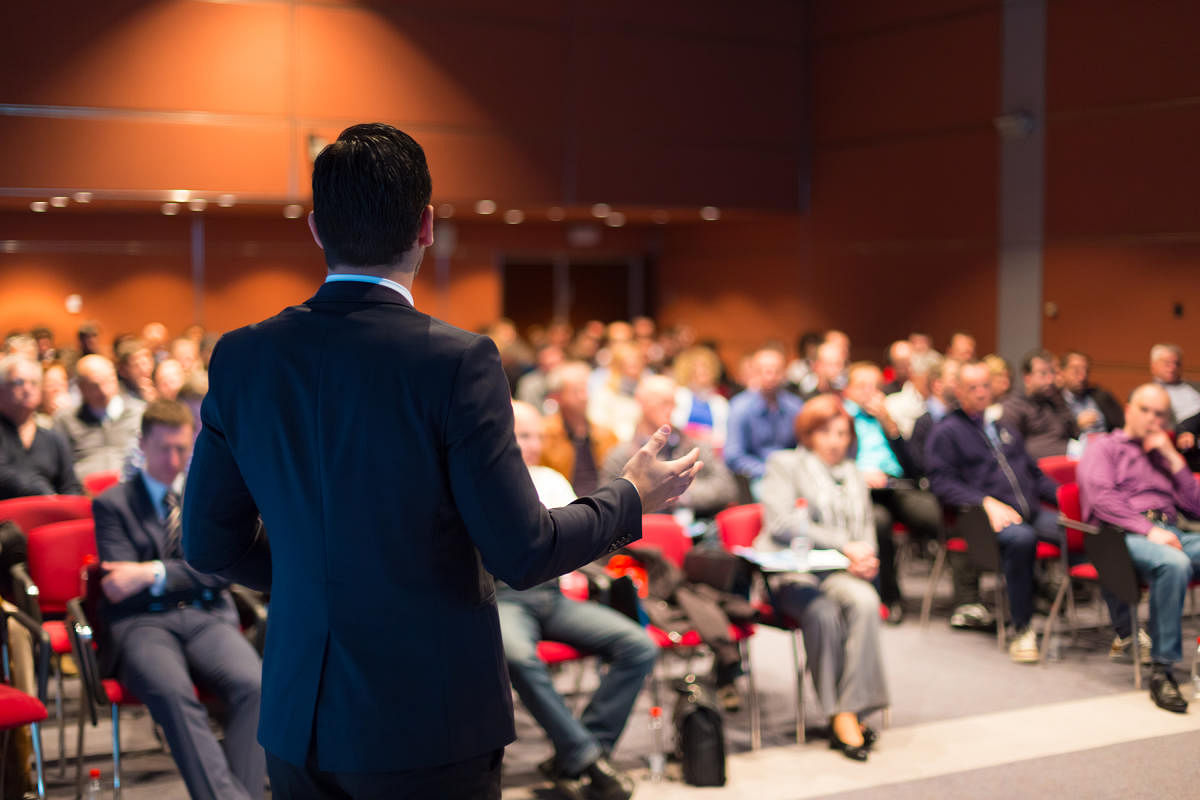 Contrary to popular belief, online public speaking events are actually effective. Istock image