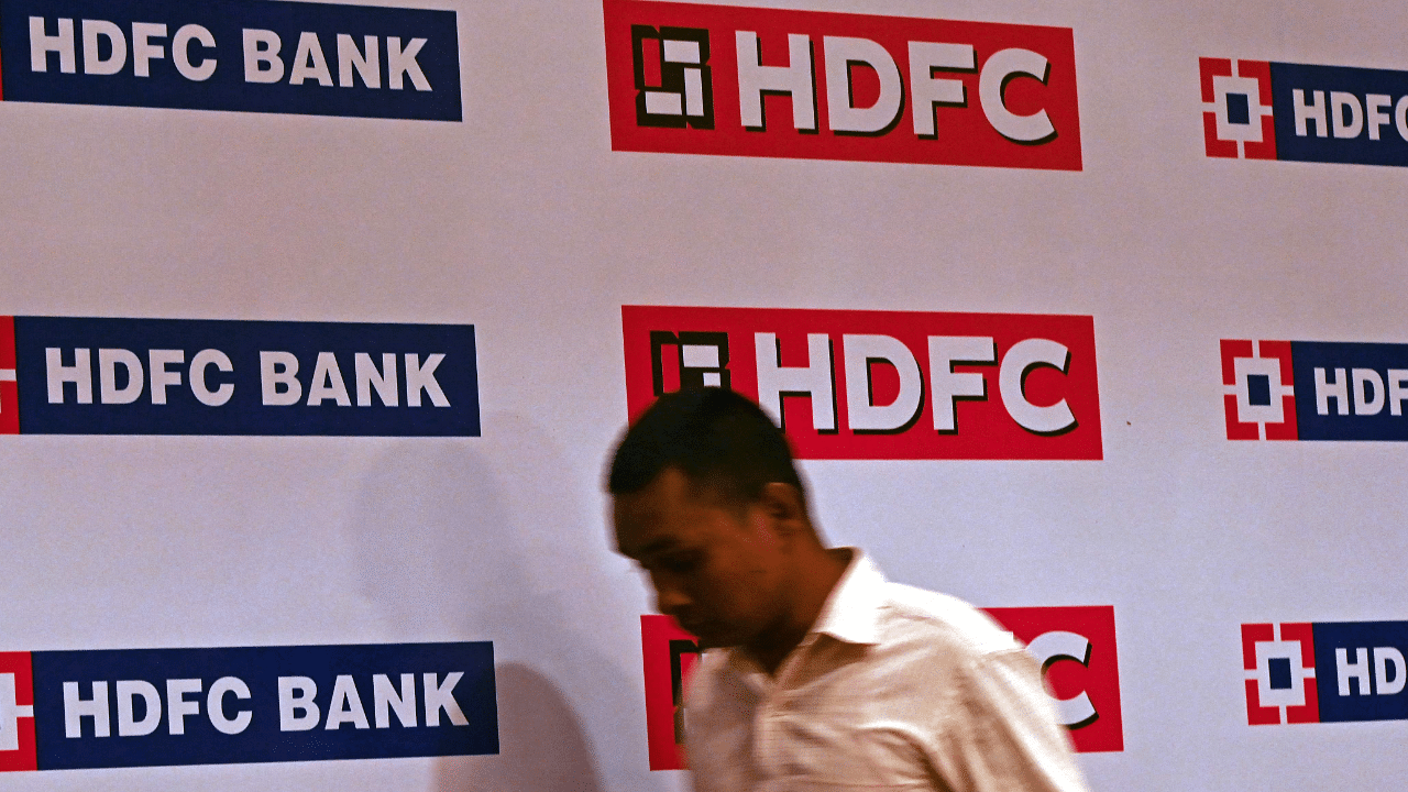 HDFC Bank's acquisition of HDFC Ltd, announced on Monday, will create an entity with a combined balance sheet worth $237 billion. Credit: AFP Photo