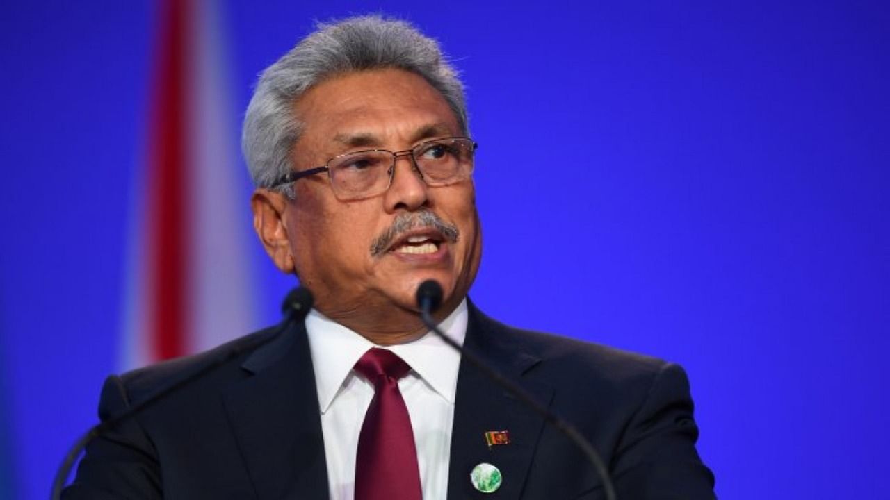 Sri Lankan President Gotabaya Rajapaksa. Credit: Reuters File Photo