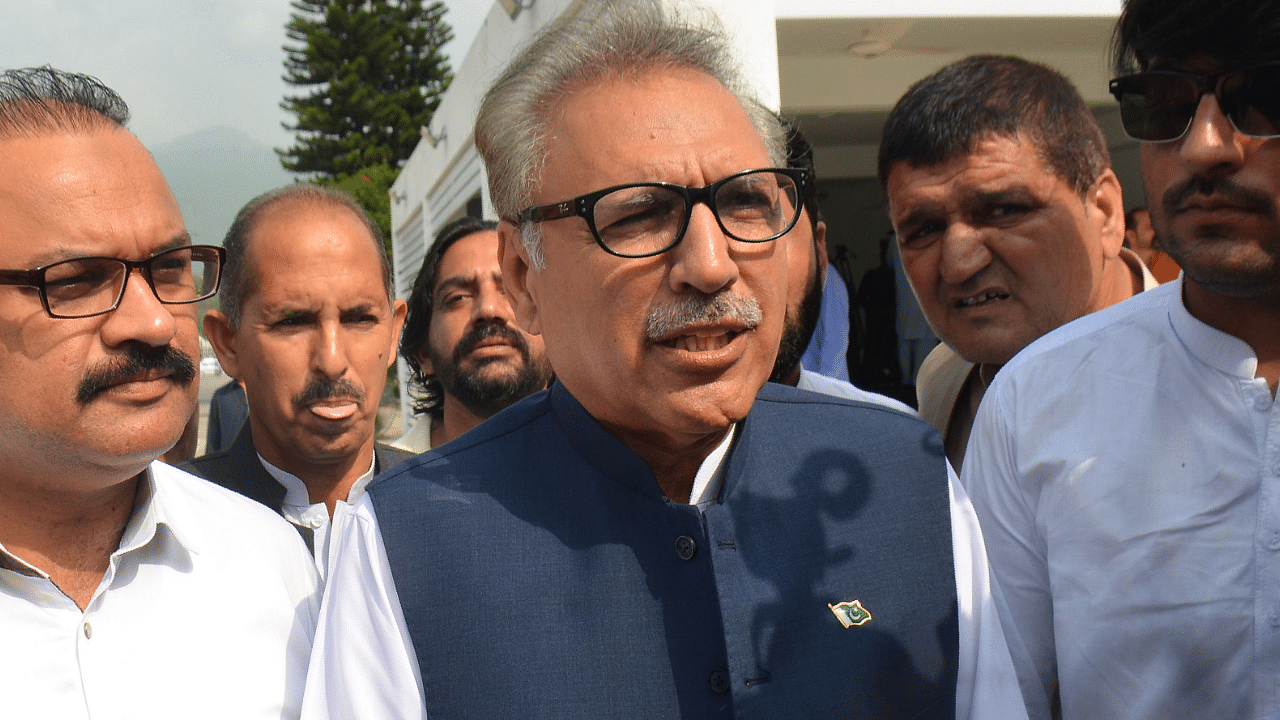 Pakistani President Arif Alvi. Credit: AFP Photo