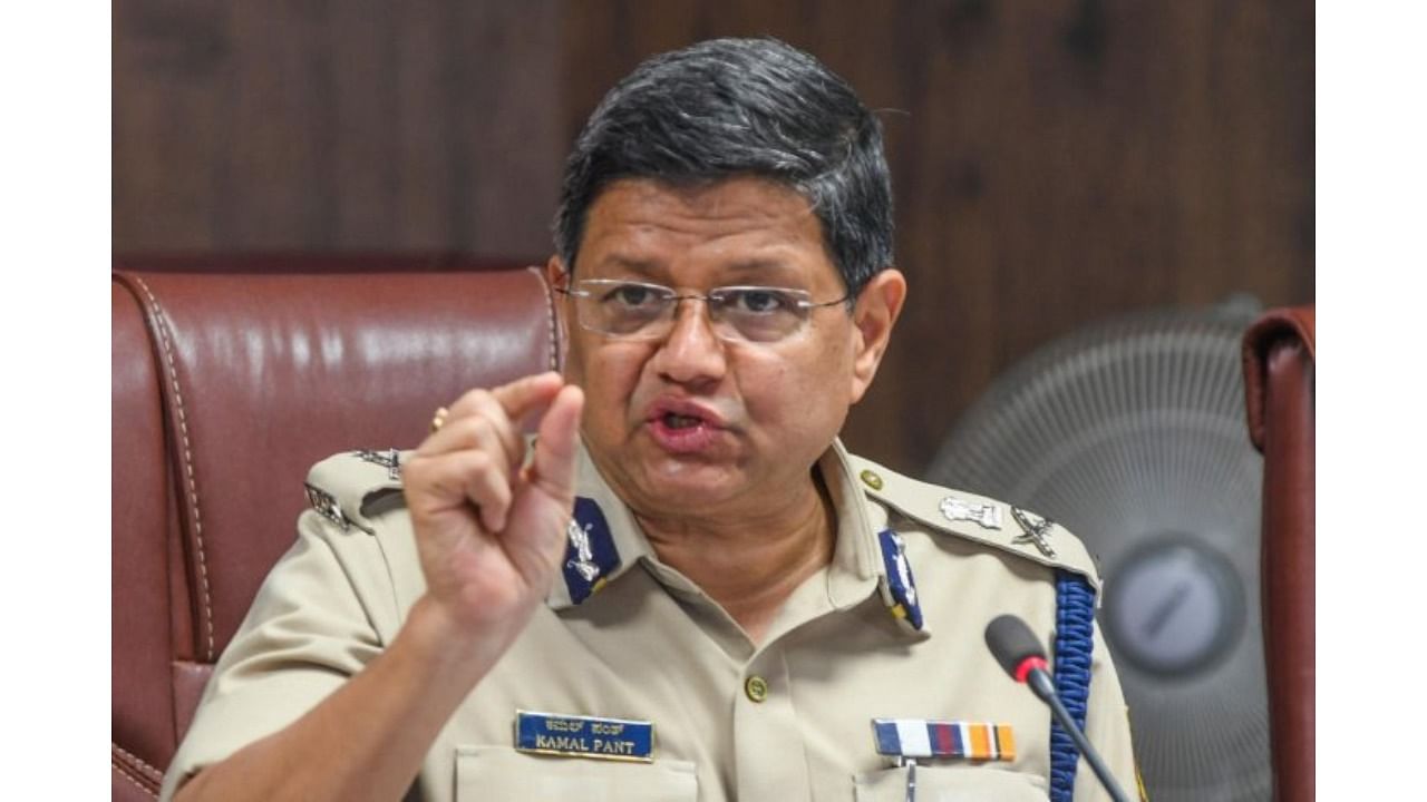 Bengaluru police chief Kamal Pant. Credit: DH Photo