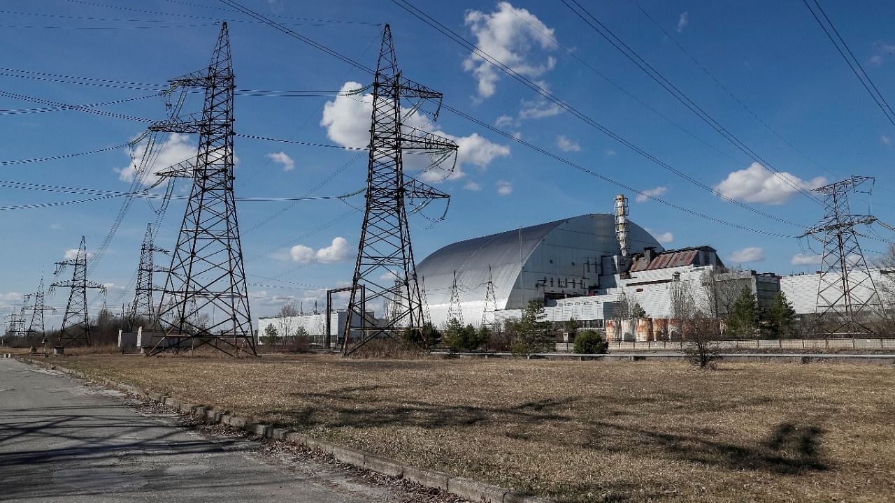 A general view of the New Safe Confinement (NSC) structure over the old sarcophagus covering the damaged fourth reactor at the Chernobyl Nuclear Power Plant, in Chernobyl, Ukraine. Credit: Reuters File Photo