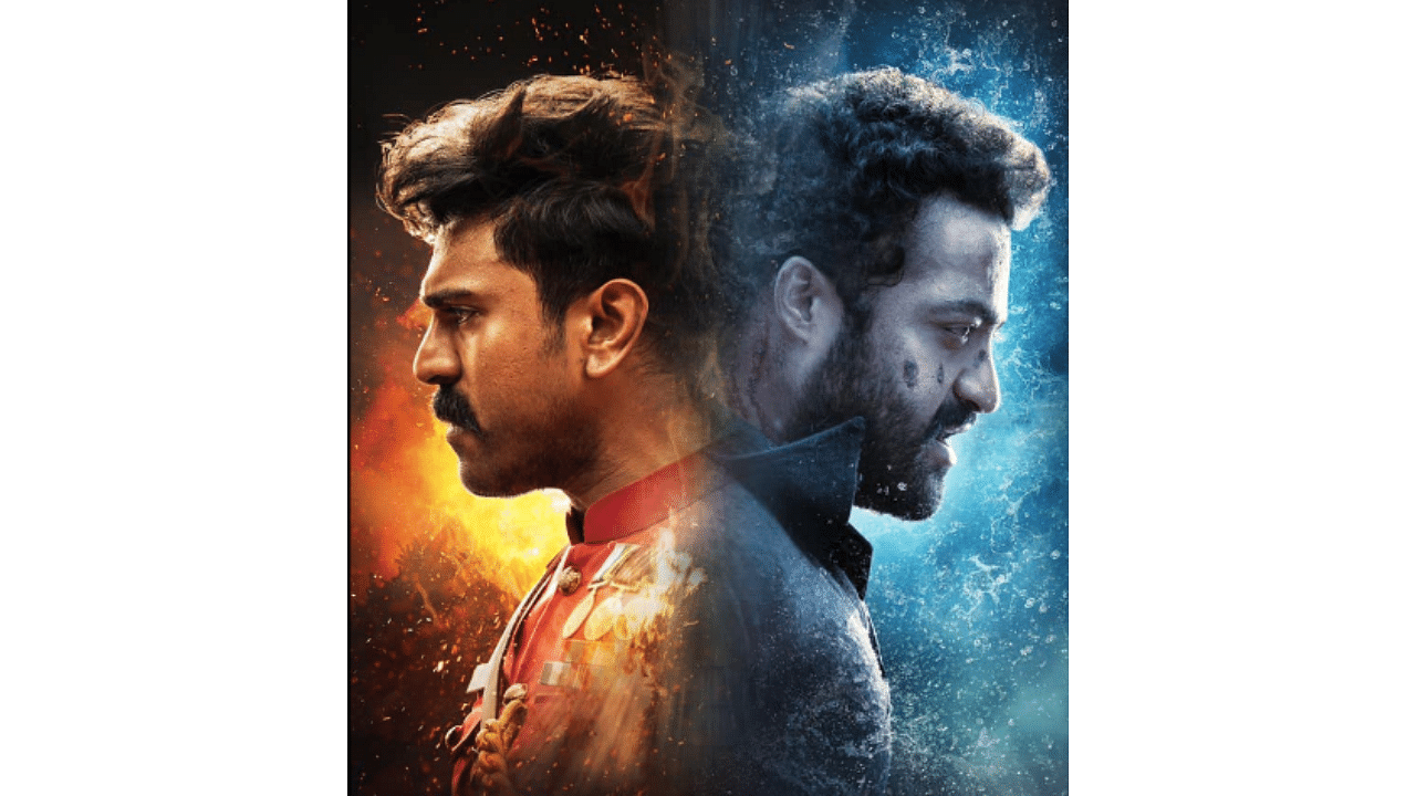 The official poster of 'RRR'. Credit: IMDb