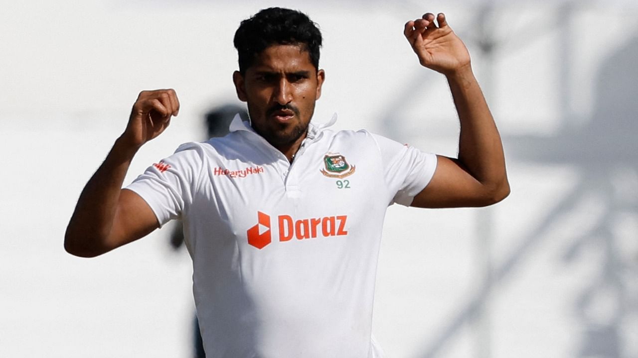 Bangladesh pacer Khaled Ahmed. Credit: AFP Photo