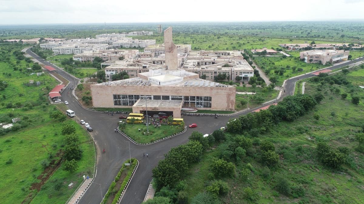 The Central University of Karnataka campus at Kadaganchi in Aland taluk of Kalaburagi district. Credit: DH Photo