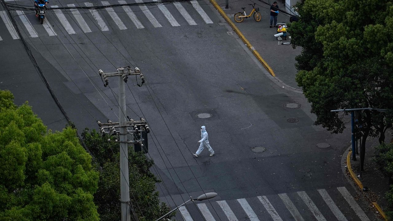 The Consulate's notice came as Shanghai, China’s biggest city, continues to reel under the massive spread of the Omicron variant, prompting officials to continue the lockdown. Credit: AFP Photo