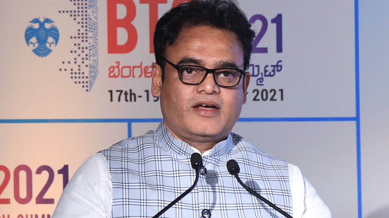 Dr. C.N Ashwath Narayan, Minister for Electronics. Credit: DH Photo