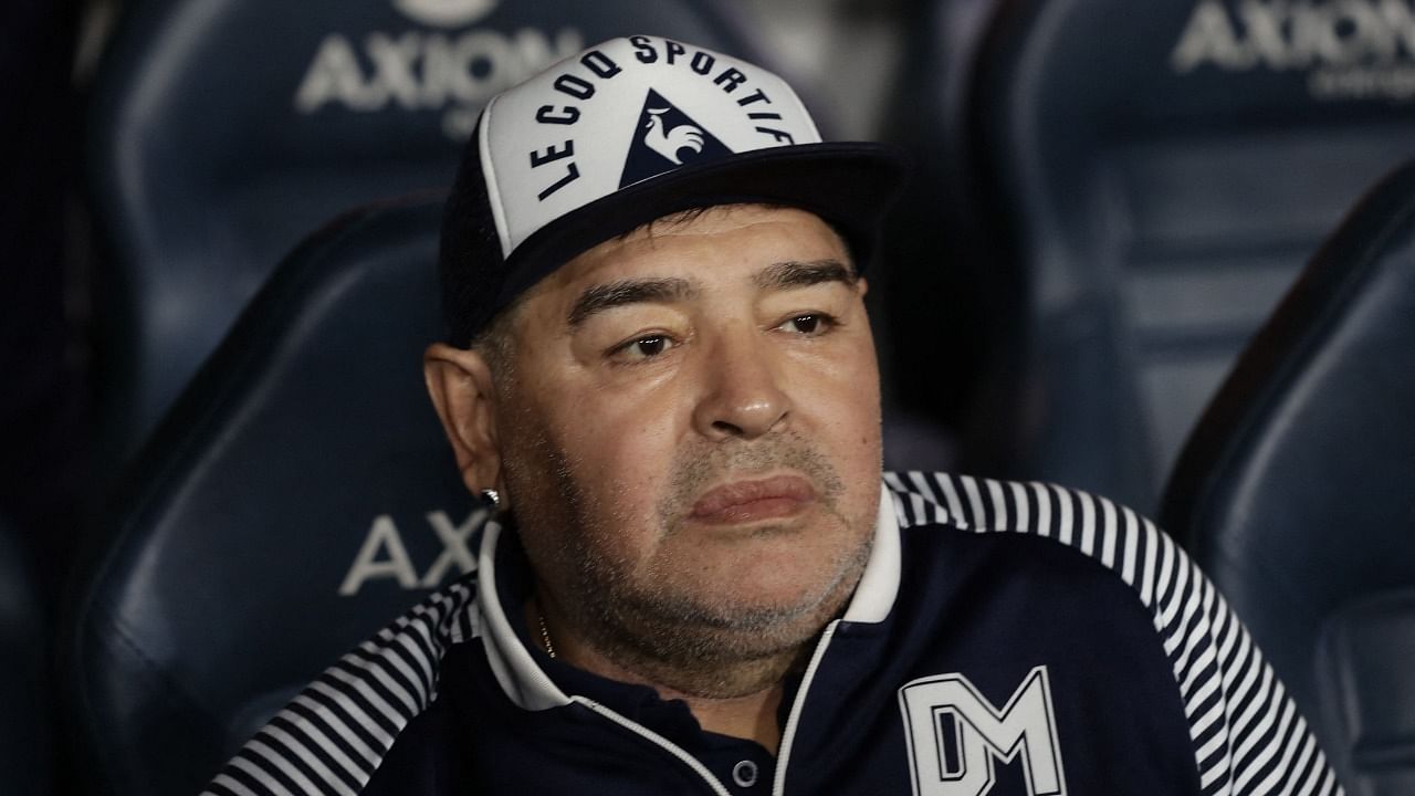 Argentine football legend Diego Maradona died aged 60 in November 25, 2020. Credit: AFP File Photo