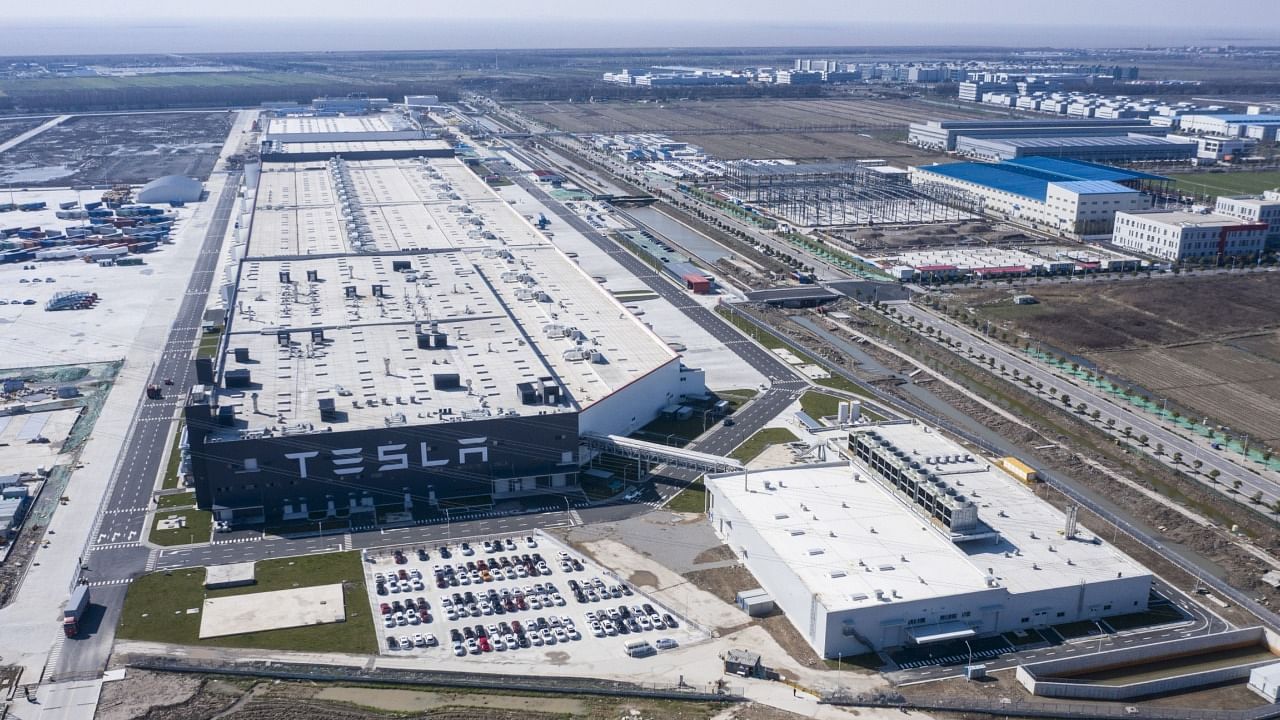 The Tesla Inc. Gigafactory in Shanghai. Credit: Bloomberg Photo