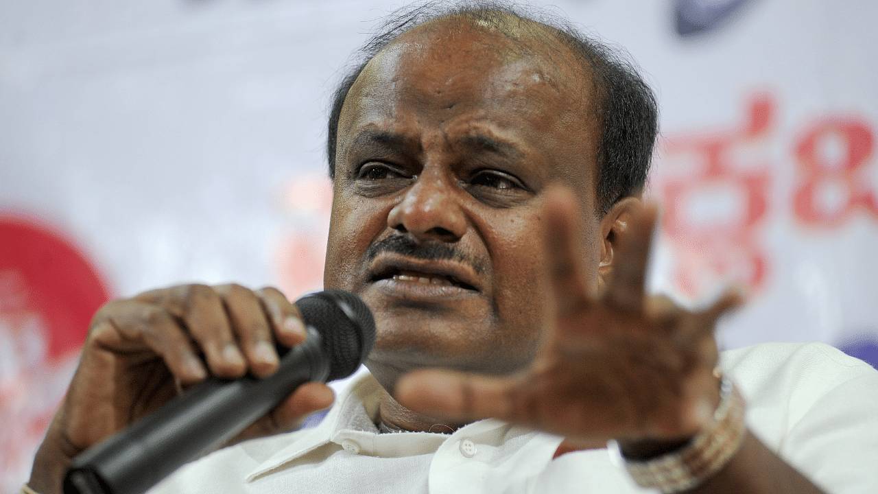 H D Kumaraswamy. Credit: DH photo