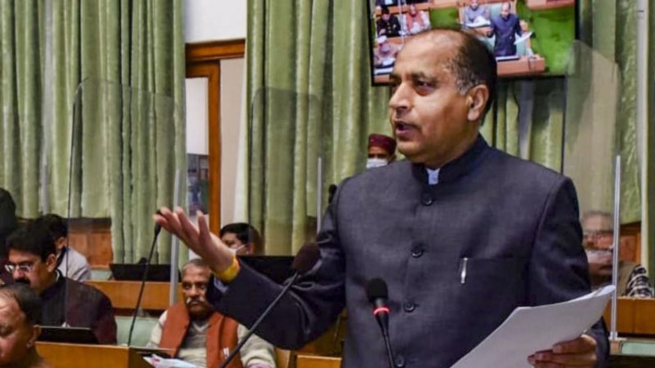 Himachal Pradesh Chief Minister Jai Ram Thakur. Credit: PTI Photo