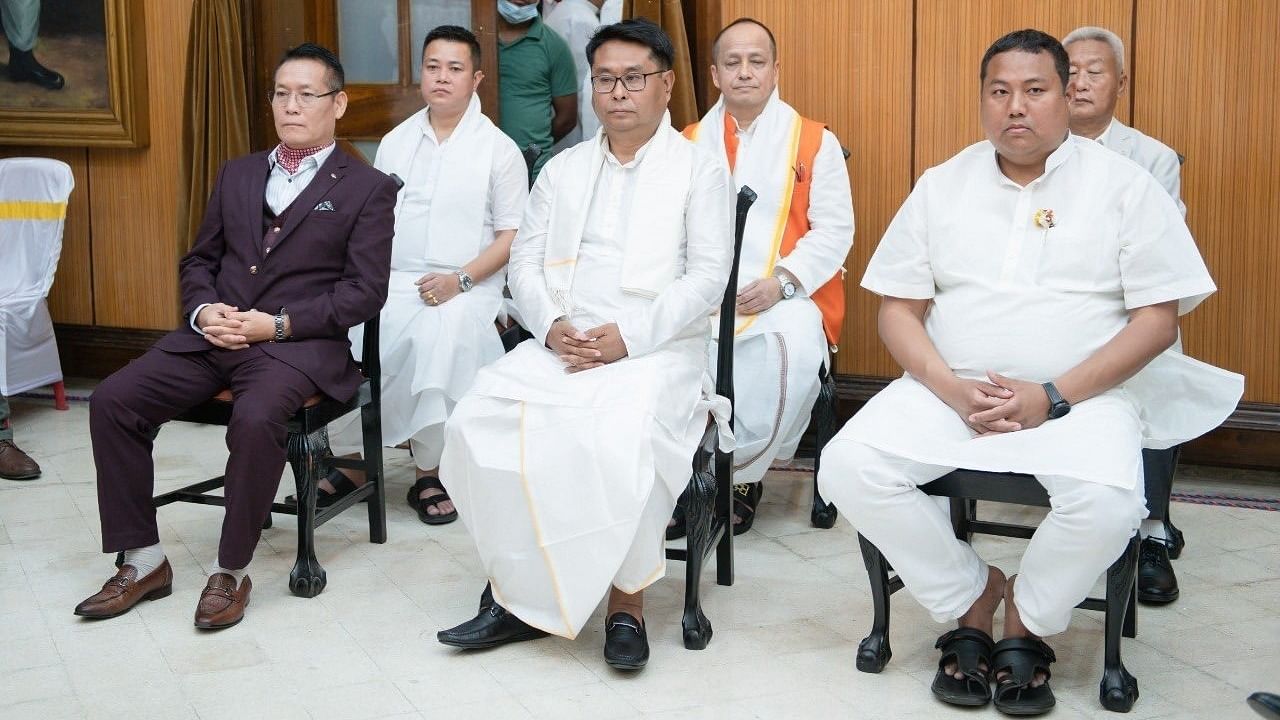 The portfolios of the six new ministers are yet to be announced. Credit: IANS Photo