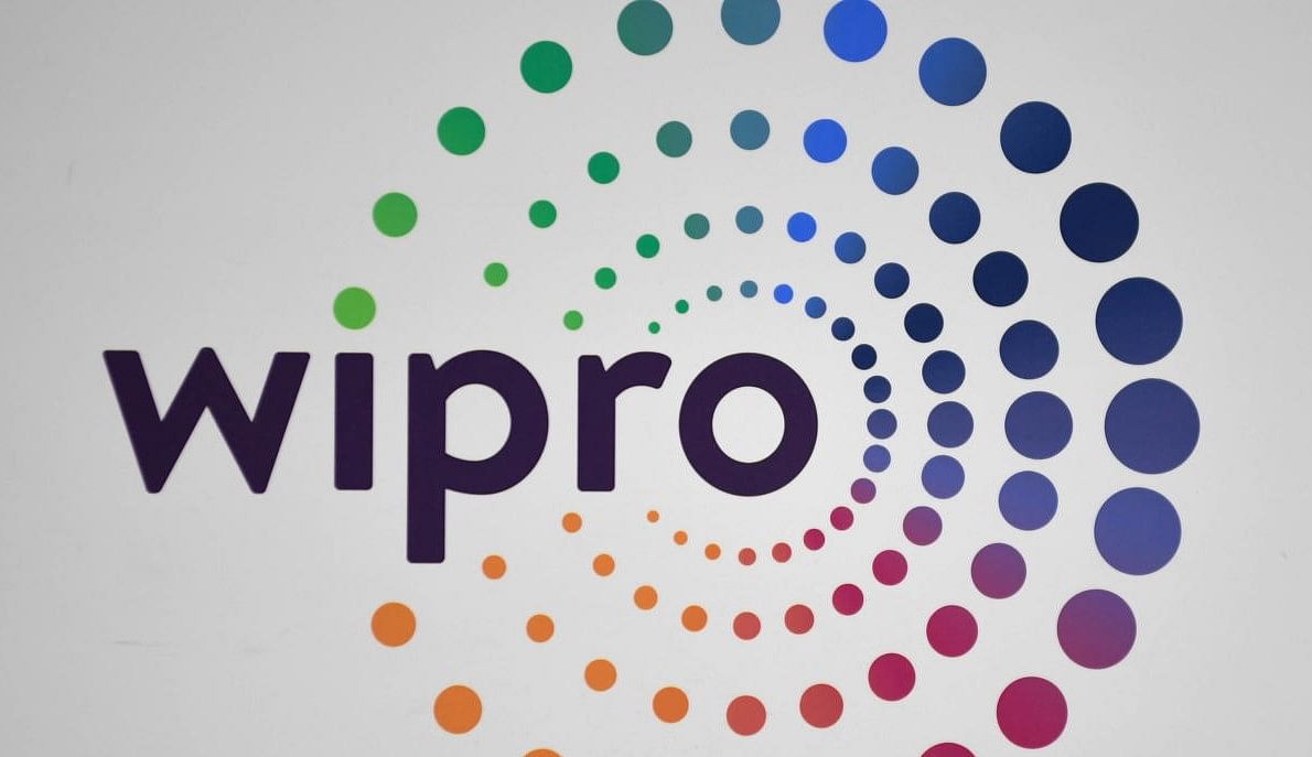 Wipro company logo. Credit: DH Photo/BH Shivakumar