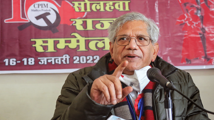 Communist Party of India (Marxist) All India General Secretary Sitaram Yechury. Credit: PTI Photo