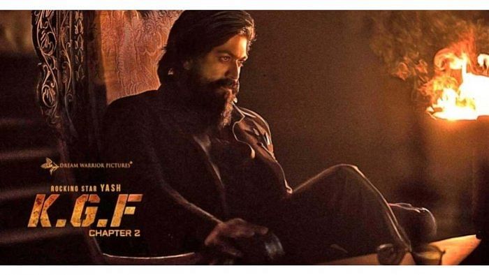 'KGF: Chapter 2' poster. Credit: IANS Photo